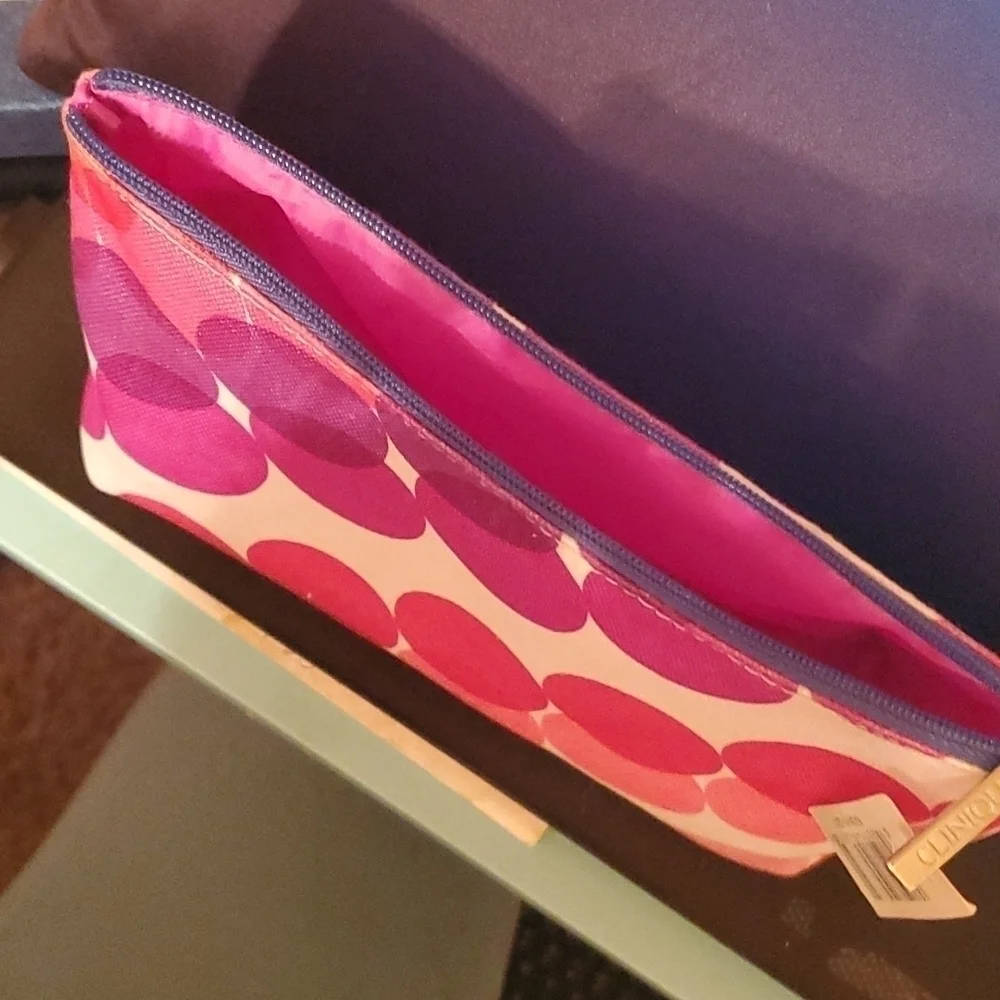 Clinique Kapitza Cosmetic Bag Large New With Tag